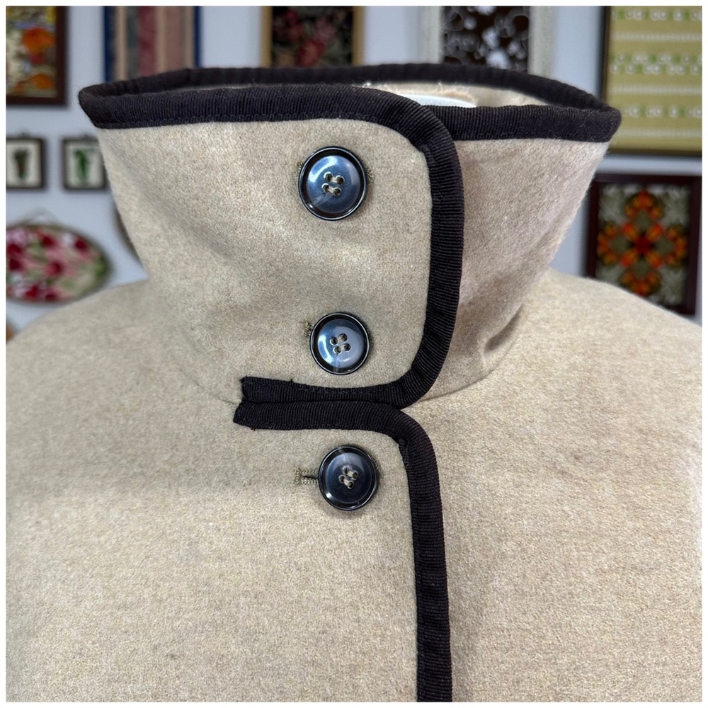 Anthro “Dipped Nugget Cape” by Woolrich - Picture 12 of 14